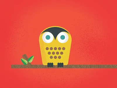 Owl Art owl texture vector