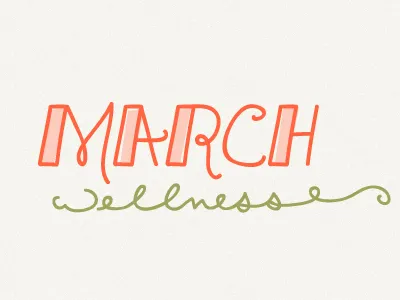 March handlettering logo