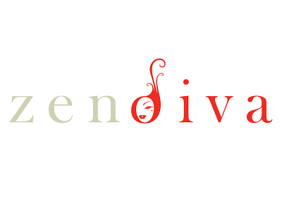 Logo Design for ZenDiva Natural Candle aromatic australia australian brand candle design diva face female graphic logo palm soy wax yiying lu yiyinglu zen zendiva