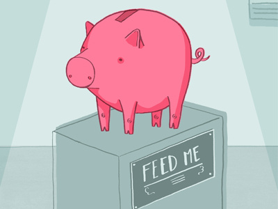 How artists benefits from the financial crisis drawing editorial illustration photoshop
