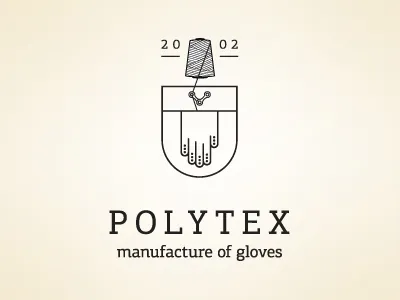 Polytex — joke logo for client)))) bobbin gloves logo