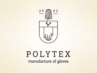 Polytex — joke logo for client)))) bobbin gloves logo