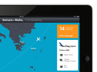 Air Navigator, iPad app concept air aircraft app concept fly ipad navigator path