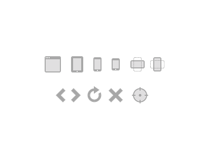 Shapeshifter Icons browser desktop device icon mobile responsive tablet testing