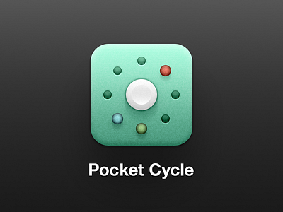 Pocket Cycle app icon app icon circle cycle ios period