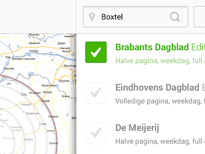 Boxtel check dutch map range search ui