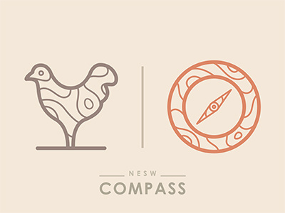 Compass ai compass east illustrator logo north south vector west yp © yoga perdana