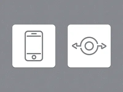 Icons for mobile glyph icon iphone swipe touch
