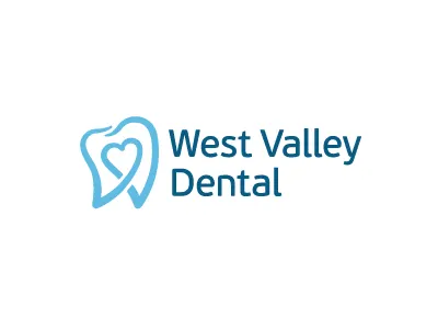 West Valley Dental clinic dental heart logo mark sign tooth