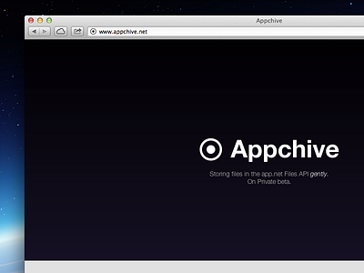 Appchive adn app.net appchive appdotnet mac mac app webdesign