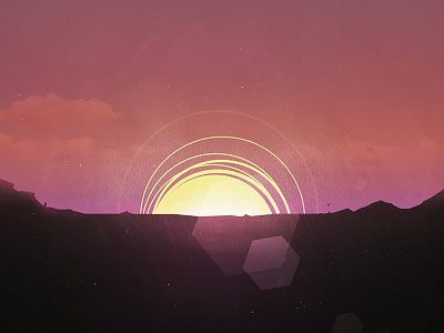 Sunrise flare illustration sun sunrise