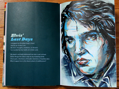 A Circus Mind: Elvis' Last Days book books circus mind elvis illustration illustrations music paint painting portrait process