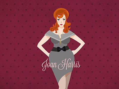 Dribble joan harris mad men