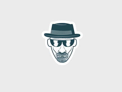 Heisenberg avatar bad brand identity breaking character el camino heisenberg icon logo vector walter walter white white