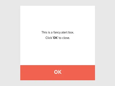 Keep It Simple, Stupid alert box clean modern simple ui webdesign