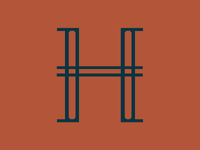 A Glyph A Day #4 a glyph a day agad characters design experimental font glyph h march type type design typography uppercase