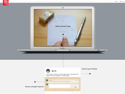 Call4review.com Landing Page guide hero unit homepage landing page