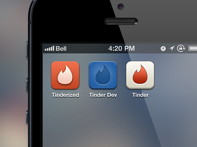 Tinder Icon Family boobies christopher paul design ios icon iphone tinder