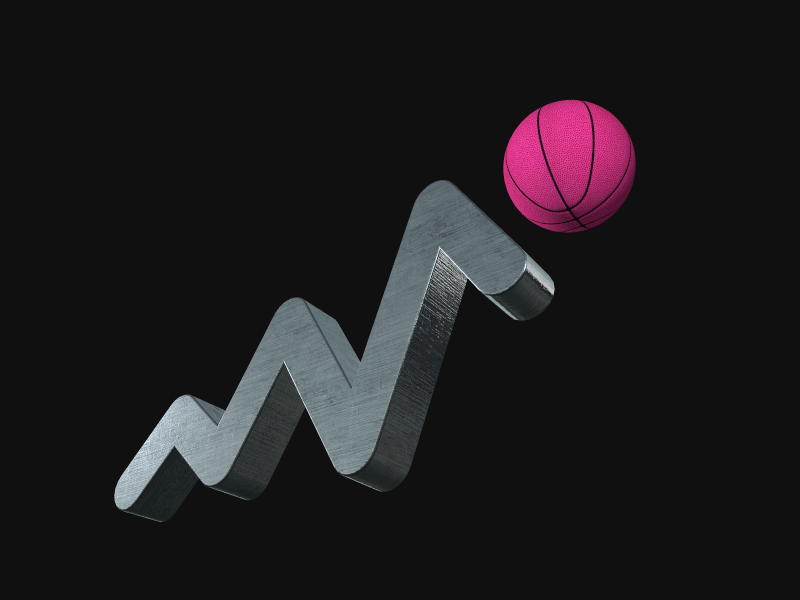 Dribbble Activity Animated 3d animated animated gif basketball drbbble activity