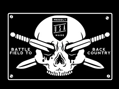 Patch re-work america patch skull swords usa