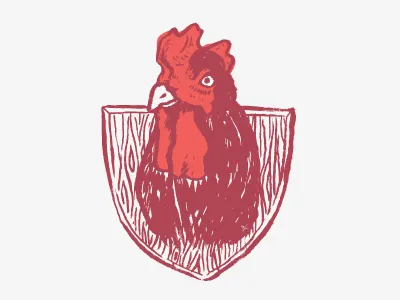 Prize Chicken chicken illustration trophy