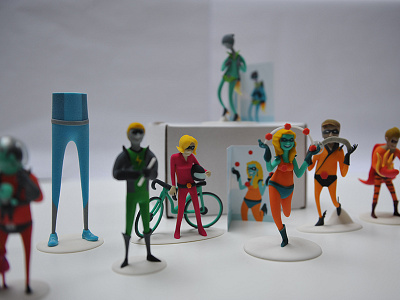 3D printed businesscards 3d print actionfigure avatar businesscard illustration superhero