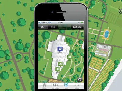 More views of our Kew Gardens app mapping maps