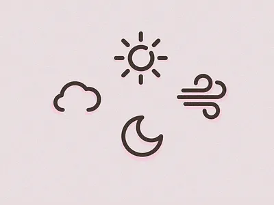 Day, Night, Light, Fresh (Scents) air cloud commodity day fragrance fresh icon interface light moon night perfume scent sun weather