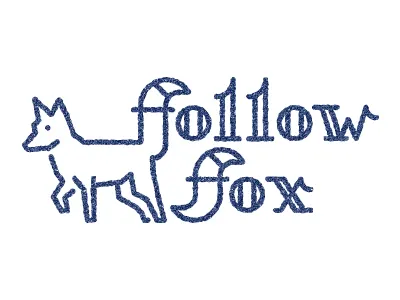 Follow Fox 2 branding fox logo texture type