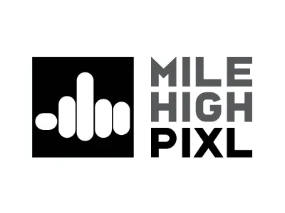 Carlos Rodriguez branding digital geometric shapes logo mile high pixl