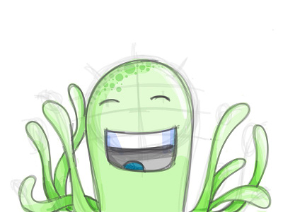 Octo octopus sketch vector