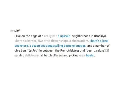 Diff blue facit grey