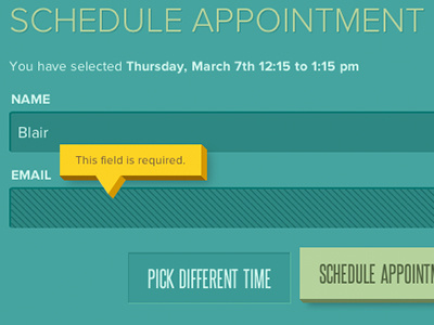 Error State error form state ui