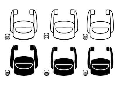 Handle Icons — Test control engine handles icon icons manufacturing