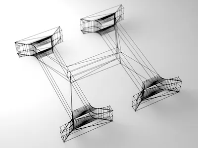 Letter Scaffold c4d