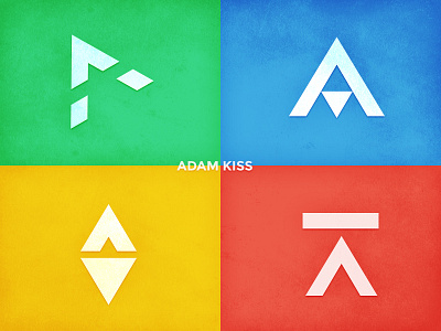 Playing with trianglogos brand colors geometry logo mark shapes triangle triangles