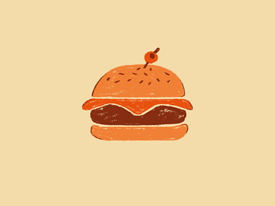 Hamburger design food hamburger icon illustration restaurant