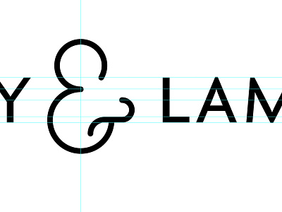 WIP - Ampersand ampersand black and white grid logo