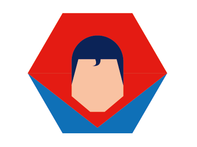 Guess Who? 08 cartoon comix film hexagon manga minimal mudule superhero superman vector