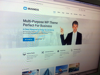 iBUSINESS WP Theme sale theme web design website wordpress wp