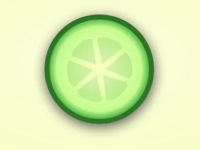 CSS Cucumber Slice color css cucumber sass