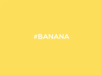Banana color hehehe