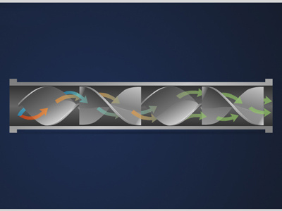 Static Mixer illustration technical
