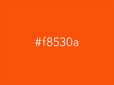 #f8530a color favorite