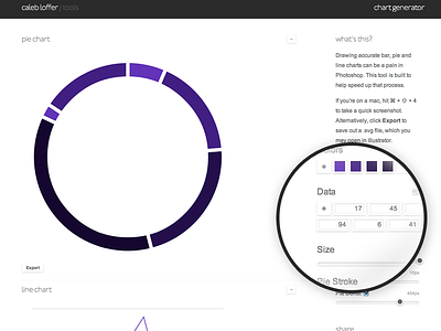 Chart Generator chart clean donut free generator minimal p22 pie purple svg vector