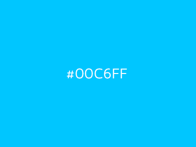 #00C6FF color favorite