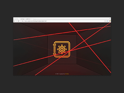 ... css freebie icons laser beams secret vault