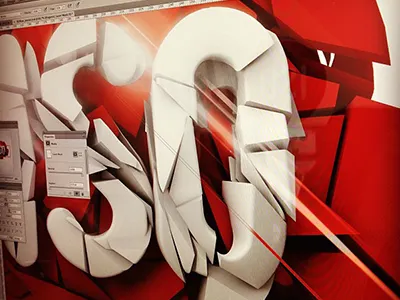 ISOflow Poster 3d betraydan c4d design poster shards shatter