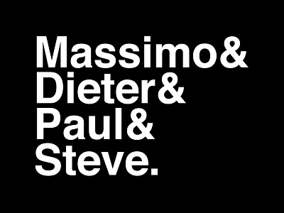 Design Greats dieter great design massimo paul steve