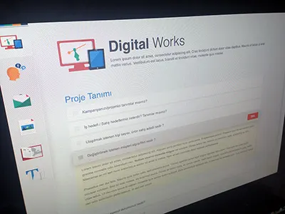 Internal Project check list color icon list menu minimal note project management typography user interface white
